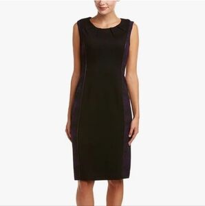 Anne Klein Women's Reptile Jacquard Sheath Dress